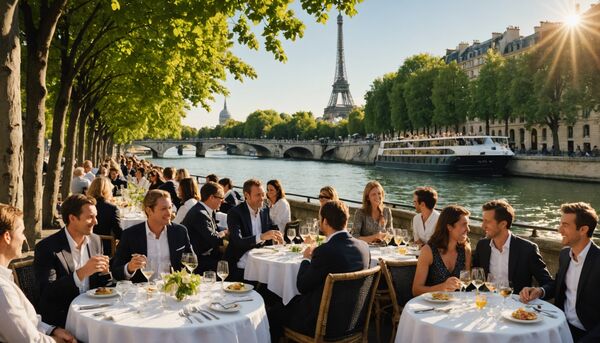 Que mange-t-on lors d'un déjeuner croisière à paris ?