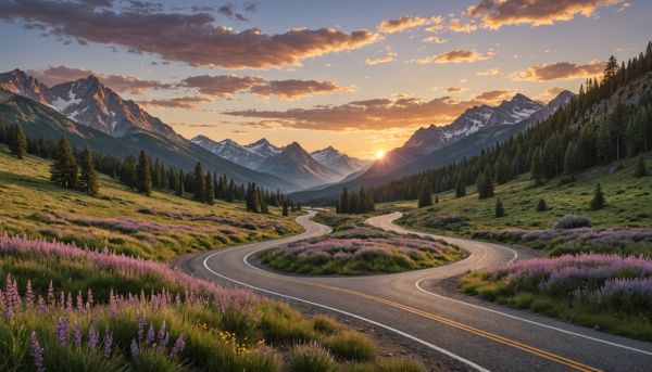 Road trip inoubliable à travers les paysages sauvages